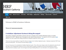 Tablet Screenshot of phrfsocal.org